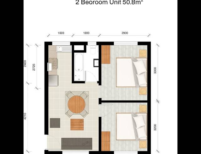 2 BEDROOM APARTMENT FOR SALE IN BISHOPSTOWE